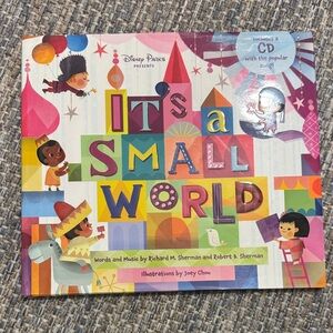 Disney Colorful It's a Small World Book with CD